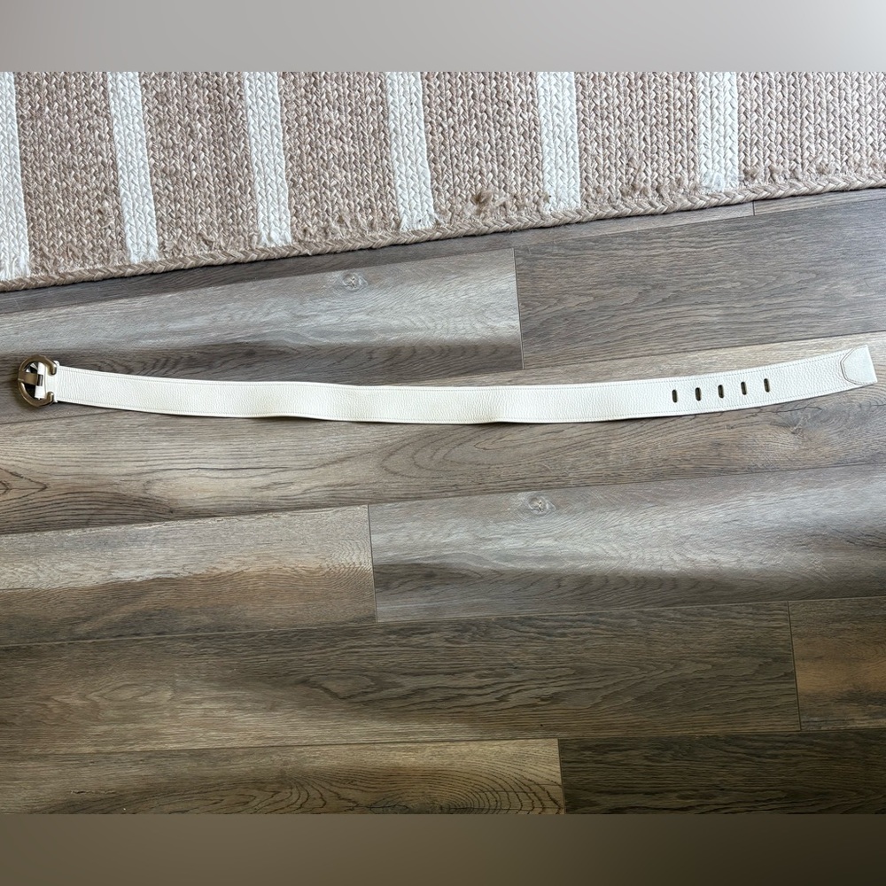 Prada white vintage leather belt - Picture 5 of 5